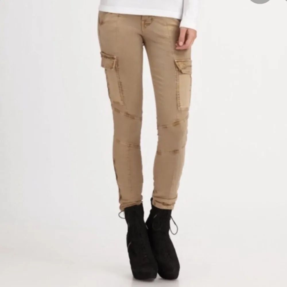 J Brand Houlihan Vintage Sahara Cargo Skinny Ankle Zip Pants Womens 28 - Picture 10 of 10